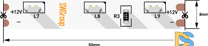 Светодиодная лента SWG SWG31560-12-4.8-WW 002201