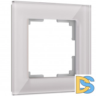 Рамка на 1 пост (дымчатый,стекло) W0011117