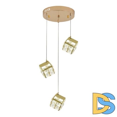 Подвесной светильник Indigo Radioso 12048/3P Gold V000134L