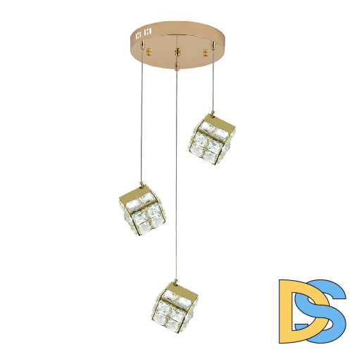 Подвесной светильник Indigo Radioso 12048/3P Gold V000134L