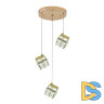 Подвесной светильник Indigo Radioso 12048/3P Gold V000134L