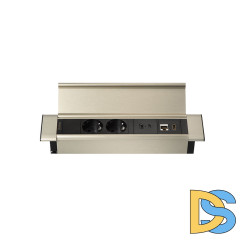 Блок розеток 41P (2 секции, USB + type C + RJ45 + HDMI) Mebax 00-00002595