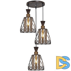 Подвесной светильник Reluce 03609-0.4-03 BK+GD