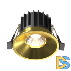 Встраиваемый светильник Maytoni Round DL058-12W4K-BS