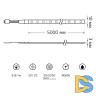 Светодиодная лента Gauss Basic 12В 5050 6Вт/м RGBW 5м IP20 BT011