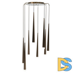 Каскадная люстра AM Group AM52H8003/8W COFFEE