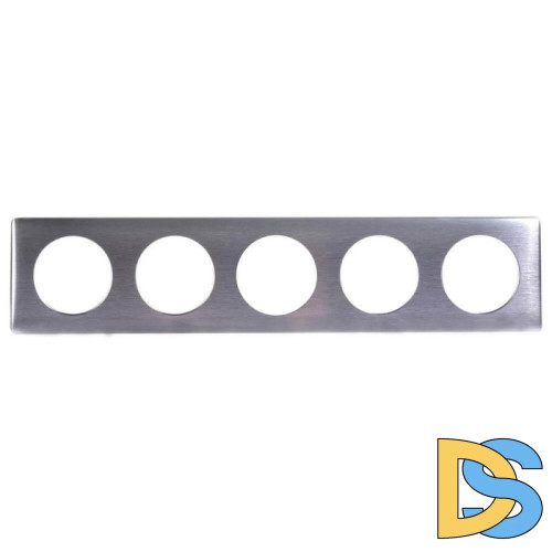 Рамка 5-постовая Legrand Celiane алюминий 068930