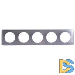 Рамка 5-постовая Legrand Celiane алюминий 068930