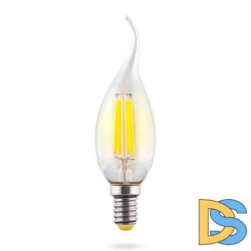 Лампа светодиодная Voltega E14 6W 4000К шар прозрачный VG10-CW1E14cold6W-F 7018