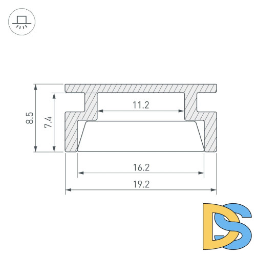 Алюминиевый профиль Arlight HR-3000 044793