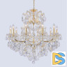 Подвесная люстра Crystal Lux Isabel SP11 Gold/Transparent