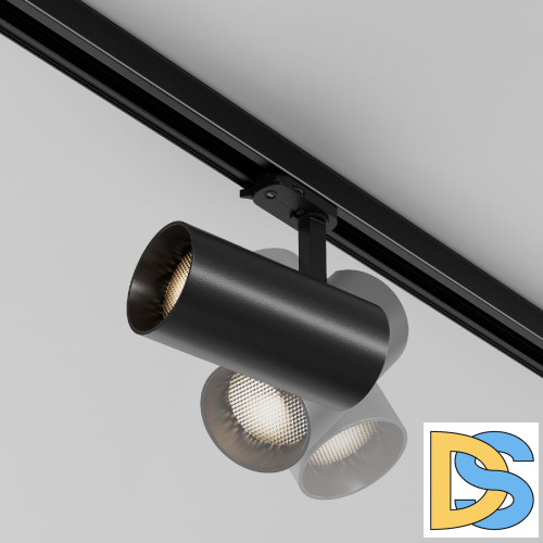 Трековый трехфазный светильник Maytoni Focus Led TR197-3-30WCCT-M-B