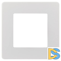 Рамка 1-постовая ЭРА 12 сатин белый 12-5101-01 Б0052499