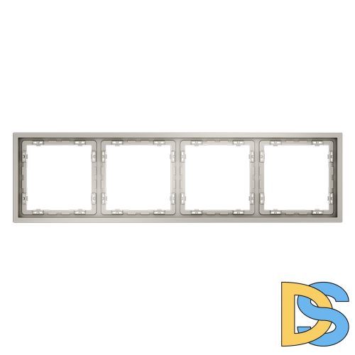 Рамка пластиковая VOLTUM S70 на 4 поста, (кашемир)