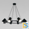 Подвесная люстра Eurosvet Splay 70147/8 черный a062034