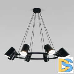 Подвесная люстра Eurosvet Splay 70147/8 черный a062034