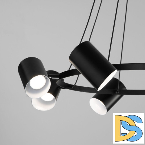 Подвесная люстра Eurosvet Splay 70147/8 черный a062034
