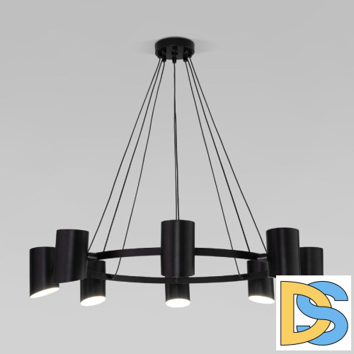Подвесная люстра Eurosvet Splay 70147/8 черный a062034