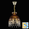 Подвесной светильник Bohemia Ivele Crystal 5478/22 G Amber/M-1G Drops