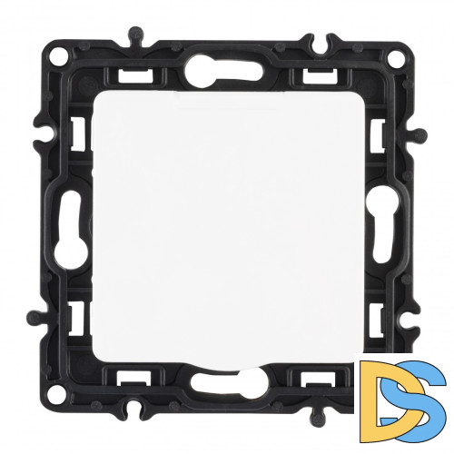 Розетка с заземлением, шторками и защитной крышкой Arte Milano 217.41-1.white