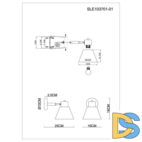 Спот Evoluce Buve SLE103701-01
