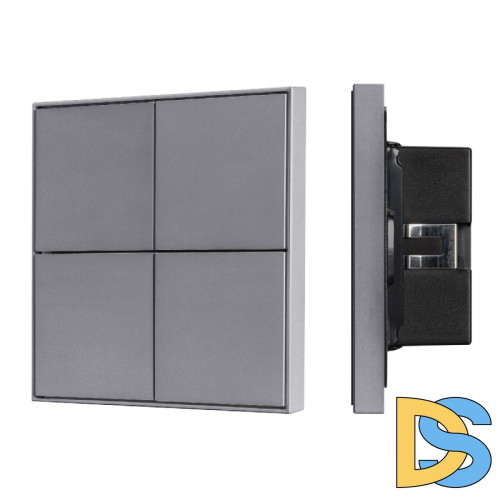 Кнопочная панель Arlight KNX-304-23-IN Grey BUS, Frame 038402