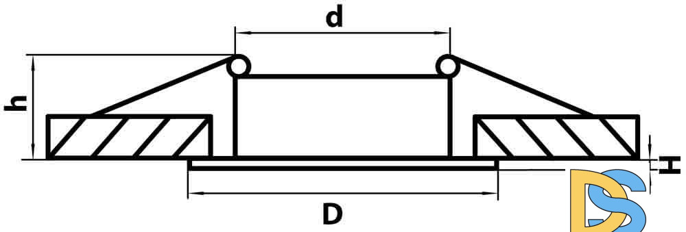 Встраиваемый светильник Lightstar 010013