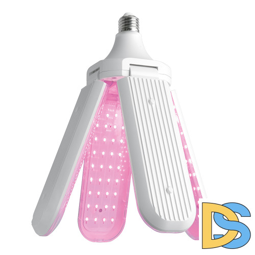 Лампа светодиодная 4-х лепестковая Feron LB-7000 E27 40W красно-синий спектр 48445