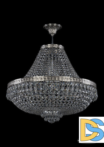 Люстра на штанге Bohemia Ivele Crystal 19271/H1/55IV Ni