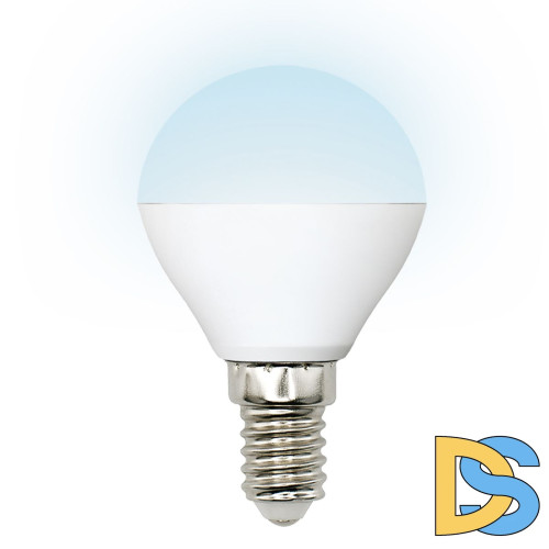 Лампа светодиодная Uniel LED-G45-6W/4000K/E14/FR/RA95 PLK01WH UL-00011182