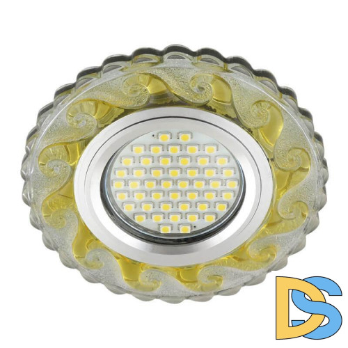 Встраиваемый светильник Fametto Luciole DLS-L139 Gu5.3 Glassy/Gold
