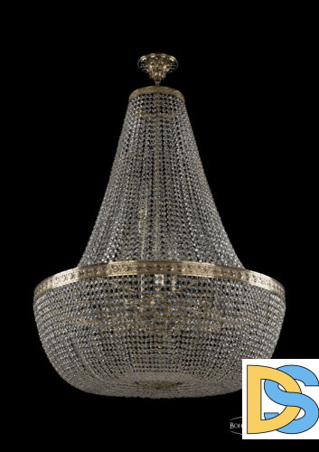Люстра на штанге Bohemia Ivele Crystal 19051/H2/80IV G