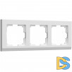 Рамка на 3 поста (белый) W0031801