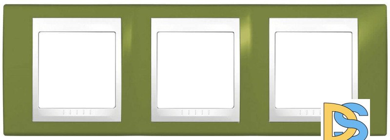 Рамка 3-постовая Schneider Electric Unica Хамелеон MGU6.006.866