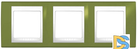 Рамка 3-постовая Schneider Electric Unica Хамелеон MGU6.006.866