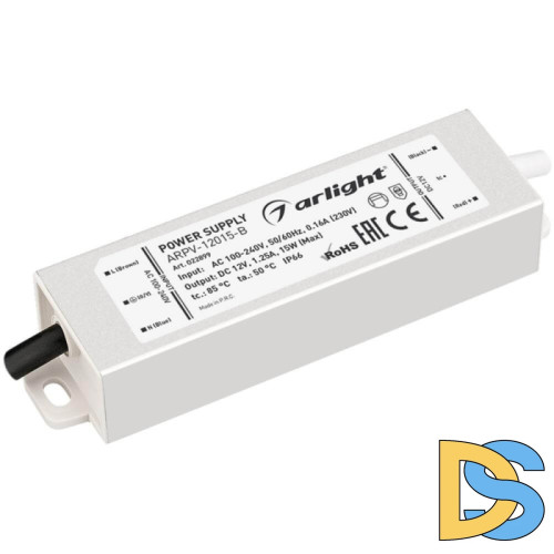Блок питания Arlight ARPV-12015-B (12V, 1.3A, 15W) 022899