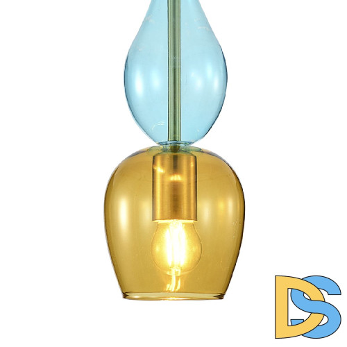 Подвесной светильник Indigo Millefiori 11065/1P Amber V000547