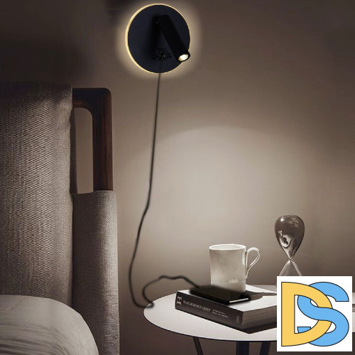 Спот Reluce 86203-9.2-001KT LED12W+USB BK