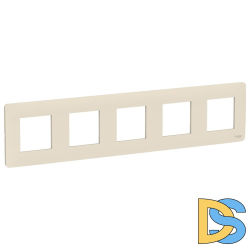 Рамка 5-постовая Schneider Electric Unica New NU201044