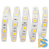 Светодиодная лента Apeyron 12В СТ 14,4Вт/м smd5050 60д/м IP65 700Лм/м 5м 3000К 11BL