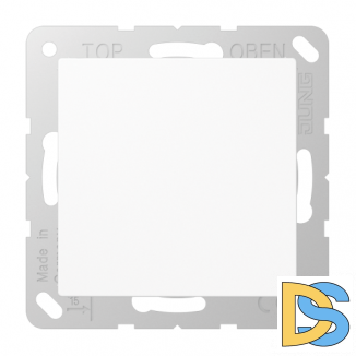 Заглушка с опорной пластиной Jung AS 500 Белый