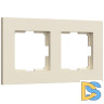 Рамка на 2 поста Werkel Slab (айвори матовый) W0022962