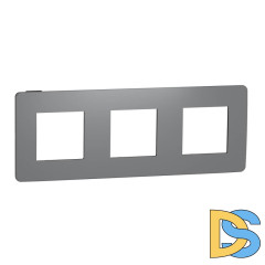 Рамка 3-постовая Schneider Electric Unica New NU280622