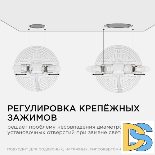 Встраиваемая светодиодная панель безрамочная Apeyron FLP 06-107