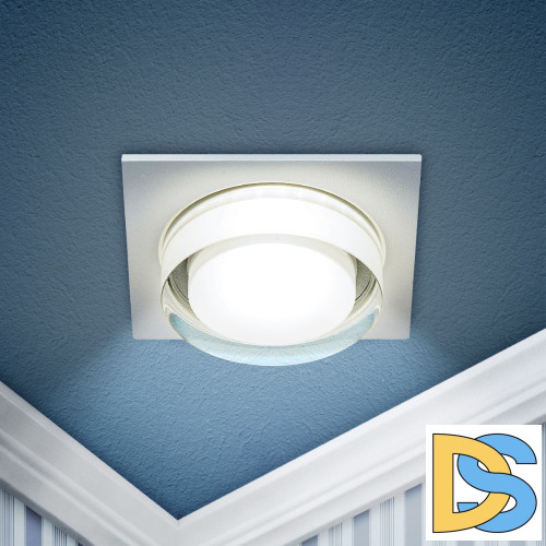 Встраиваемый светильник Эра DK108 WH Б0058398