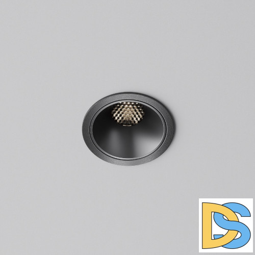 Встраиваемый светильник Maytoni Alfa LED DL043-01-10W4K-RD-B-1