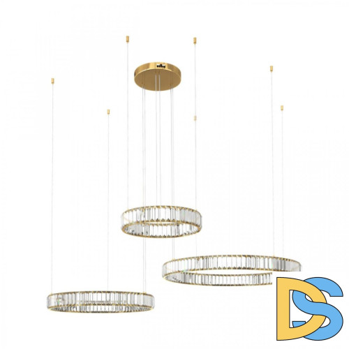 Подвесная люстра Loft IT Crystal ring 10135/3 Gold