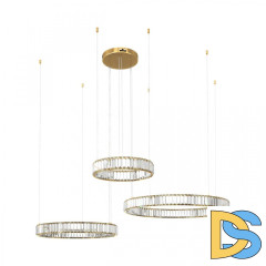 Подвесная люстра Loft IT Crystal ring 10135/3 Gold