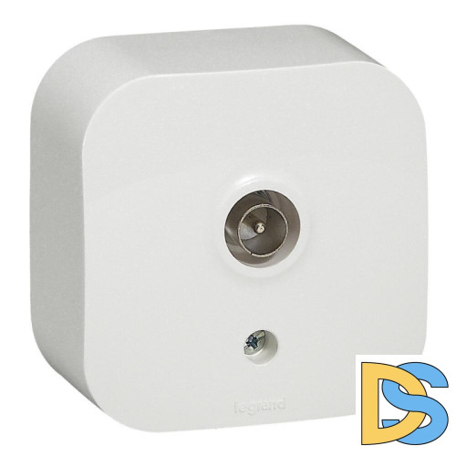 Розетка TV Legrand Quteo белая 782215