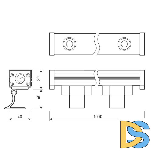 Прожектор Arlight AR-LINE-1000S-18W-220V Day 024299